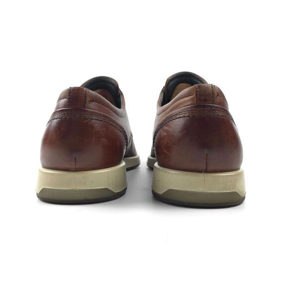 ECCO Jared Leather Oxford Casual Dress Shoe Brown Old Money Quiet Luxury Minimal